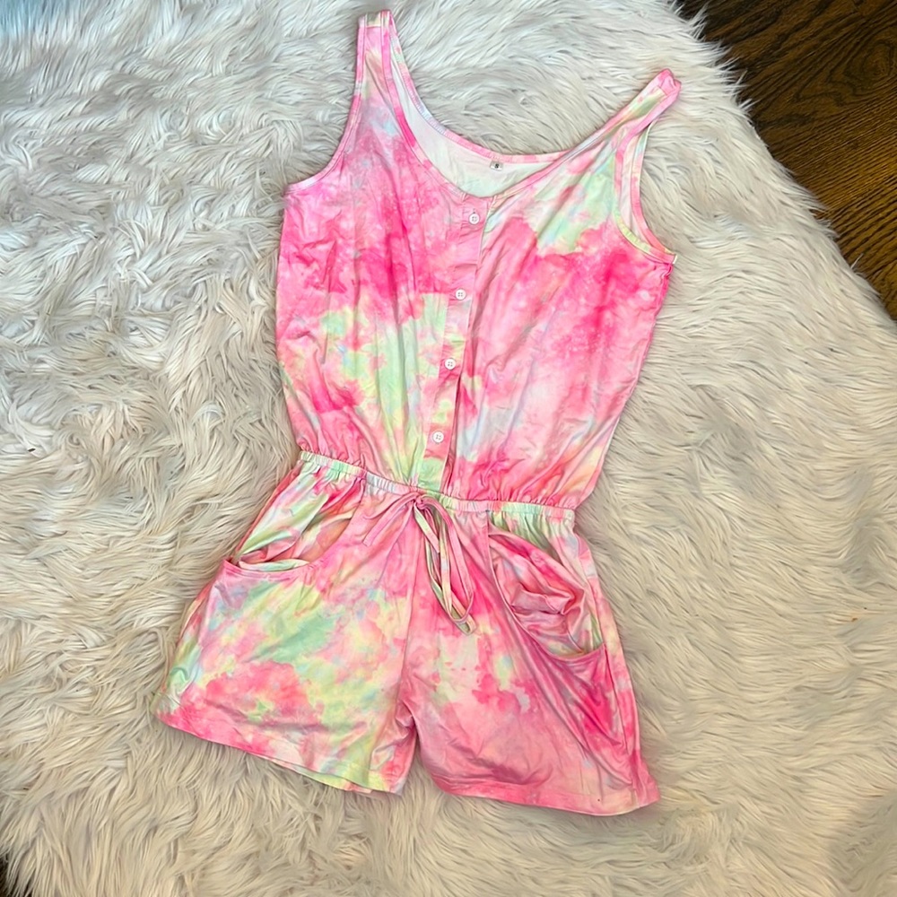 Tie dye romper